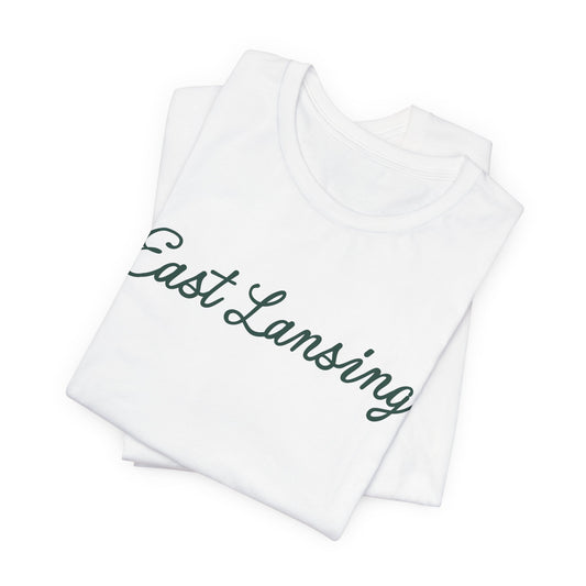 East Lansing Script Tee