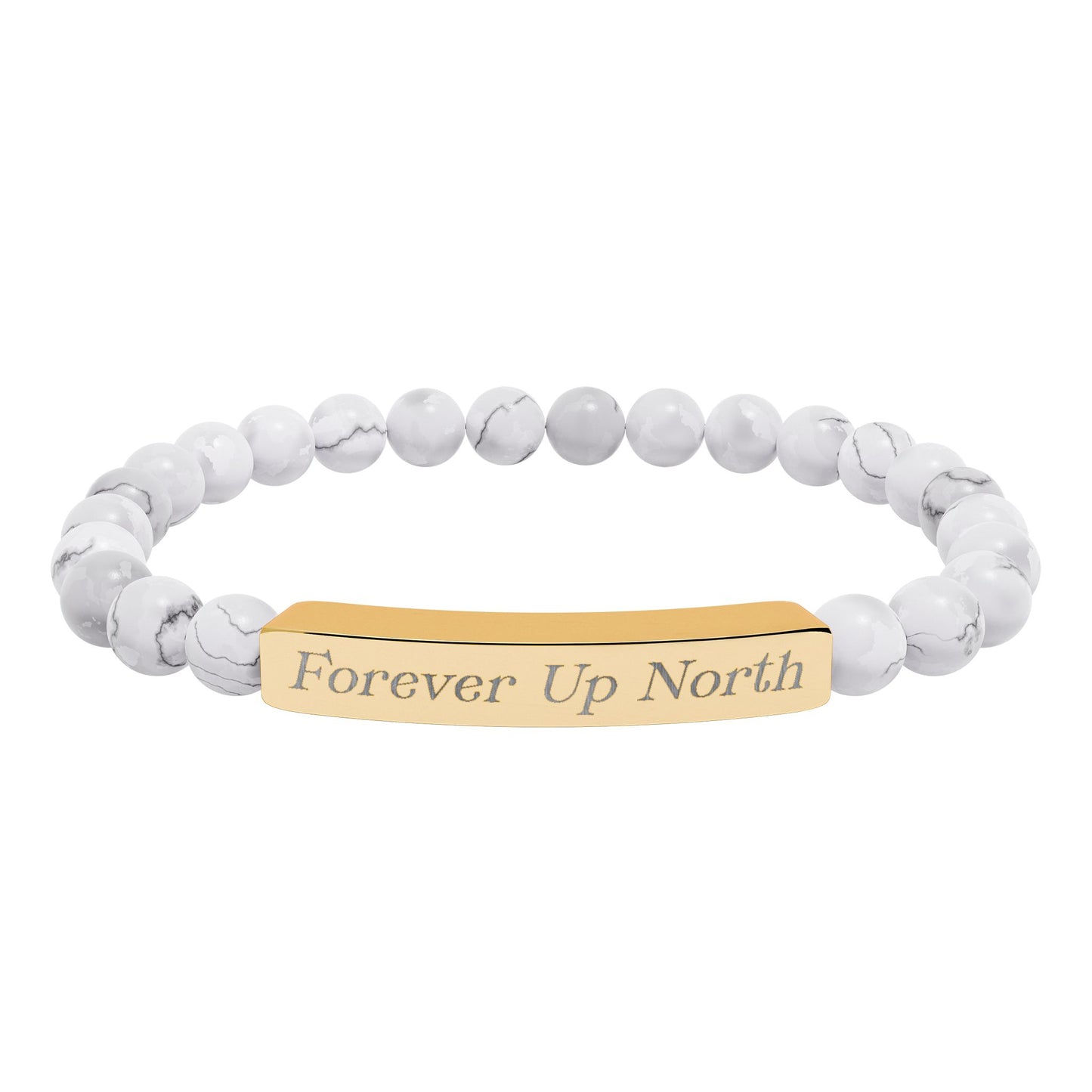 Forever Up North Stone Bead Bracelet