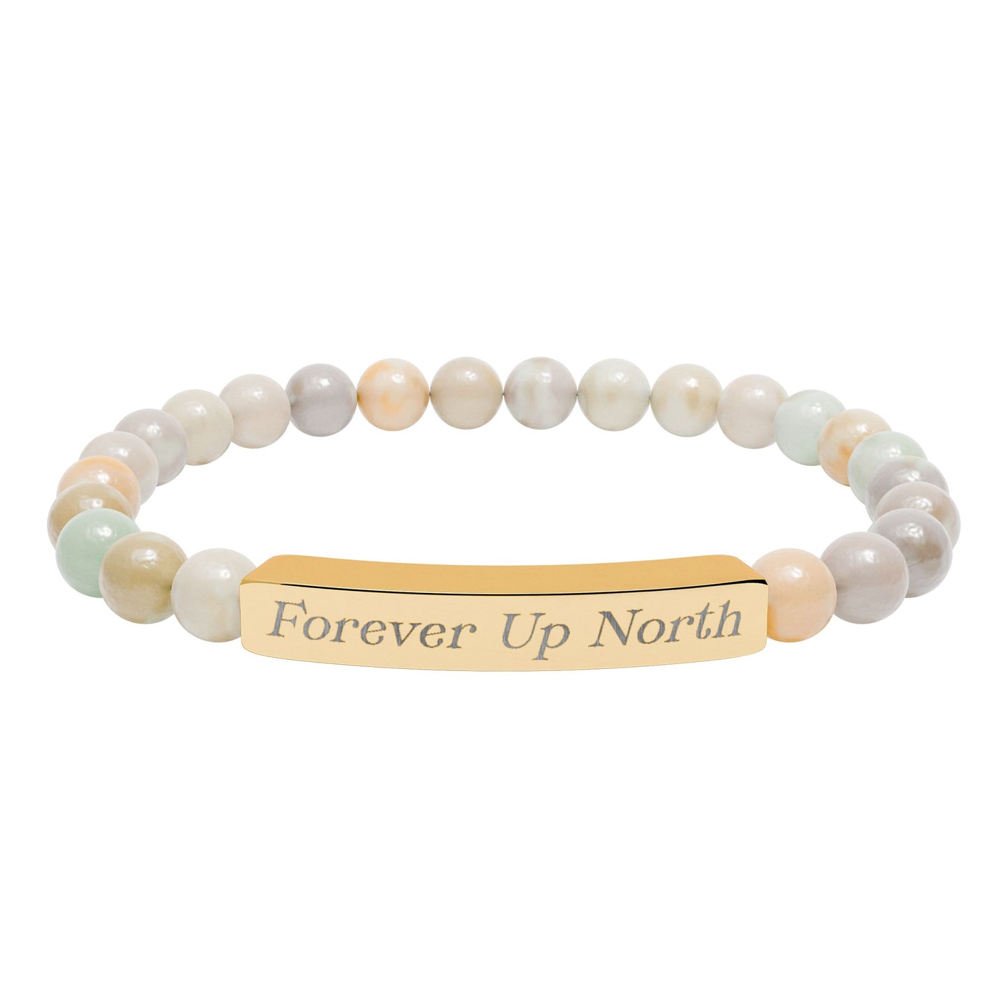 Forever Up North Stone Bead Bracelet