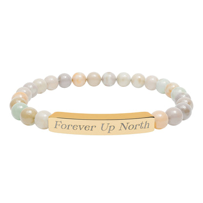 Forever Up North Stone Bead Bracelet