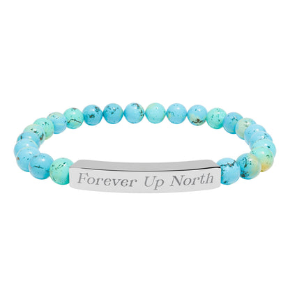 Forever Up North Stone Bead Bracelet