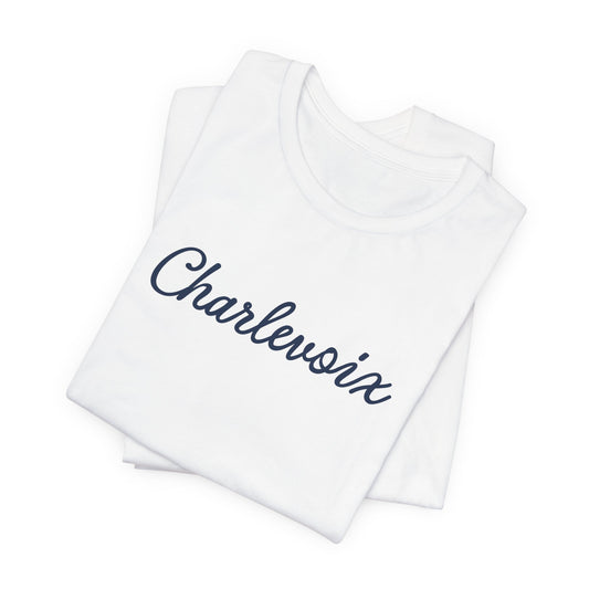 Charlevoix Script Tee