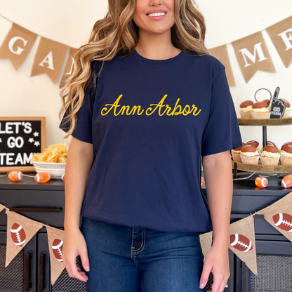 Ann Arbor Script Tee