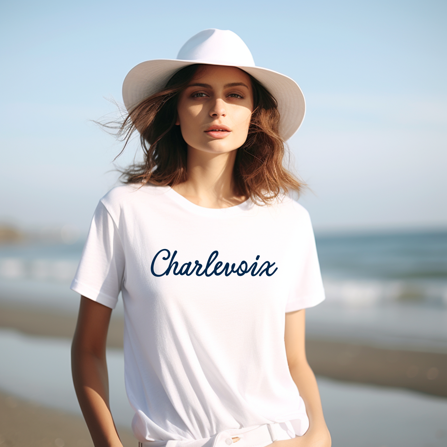 Charlevoix Script Tee