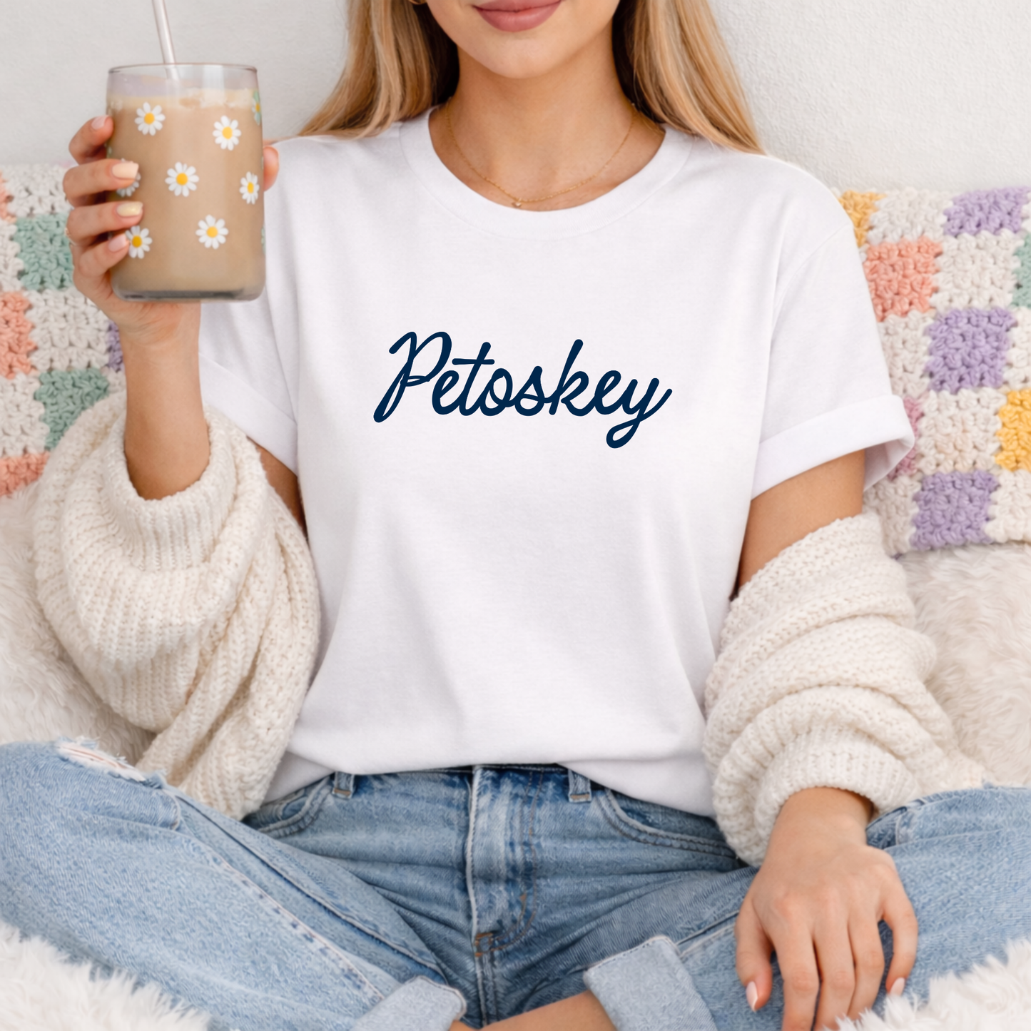 Petoskey Script Tee