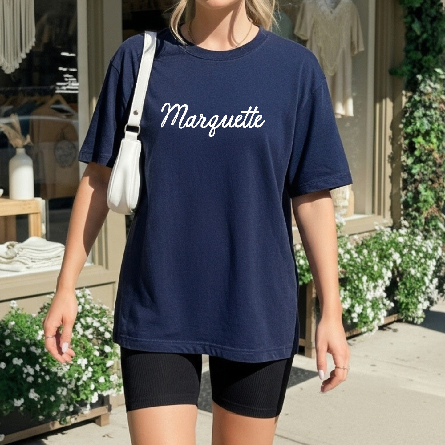 Marquette Script Tee