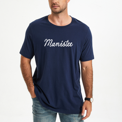 Manistee Script Tee