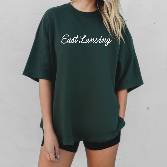 East Lansing Script Tee