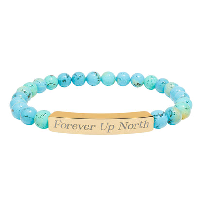 Forever Up North Stone Bead Bracelet