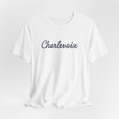 Charlevoix Script Tee
