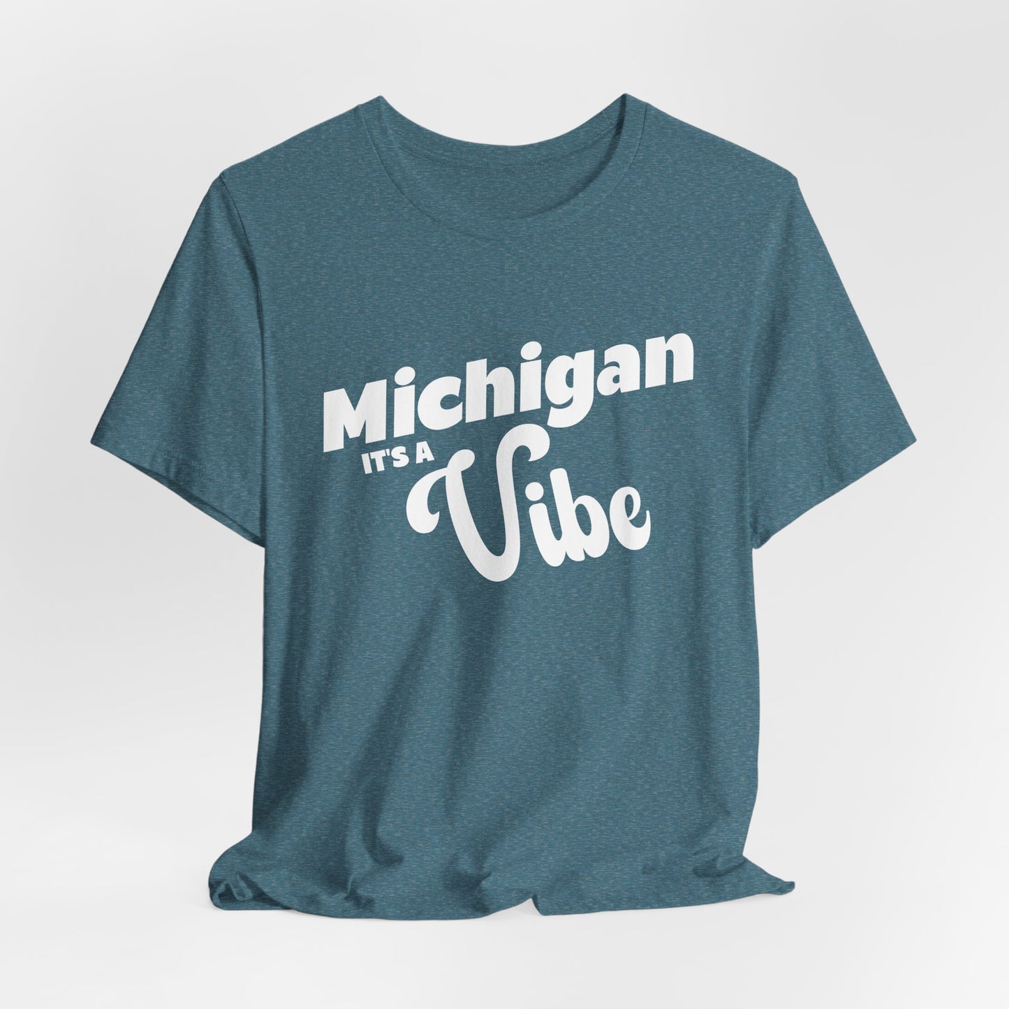 Michigan It’s a Vibe T-Shirt | Unisex Michigan Graphic Tee