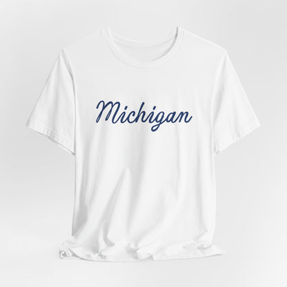 Michigan Script Tee